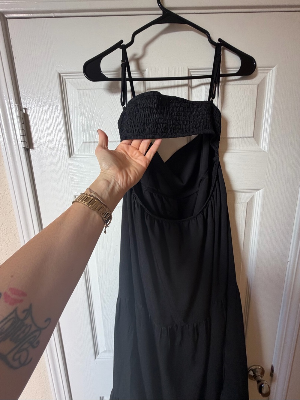 Princess Polly Black Spaghetti Strap Maxi Dress - Picture 7 of 15